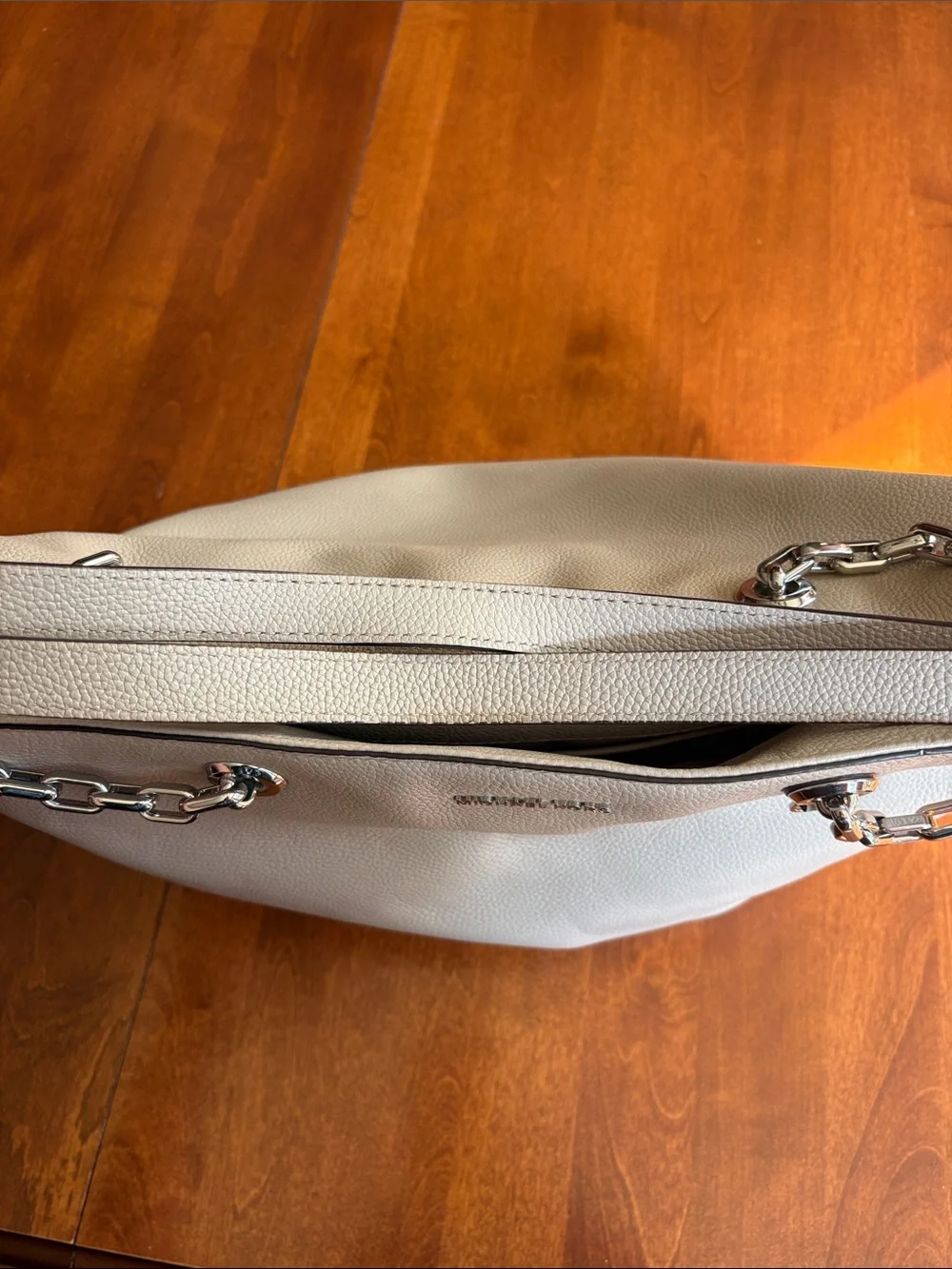 Michael Kors Jet Set Tote with Silver Chain Handle